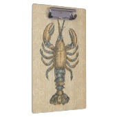 Lobster Illustration Antiek Maine Seafood Klembord (Rechts)