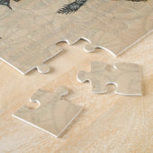 Lobster Illustration Antiek Maine Seafood Legpuzzel (Zijkant)