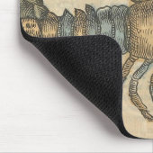 Lobster Illustration Antiek Maine Seafood Muismat (Hoek)