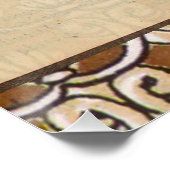 Lobster Illustration Antiek Maine Seafood Perfect Poster (Hoek)