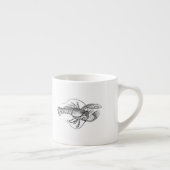 Lobster Illustration Espresso Kop (Rechts)