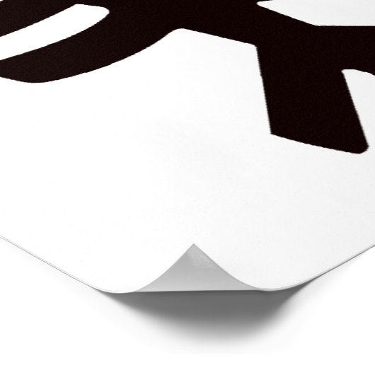  Lobster in het zwart, Art Deco Seafood Poster (Hoek)