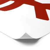  Lobster in rood, Art Deco Seafood Poster (Hoek)