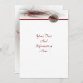 Lobster Invitation Kaart (Voorkant / Achterkant)