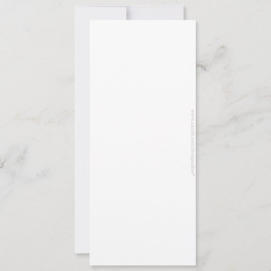 Lobster Invitation Kaart (Achterkant)