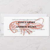 Lobster Invitation Kaart (Voorkant)