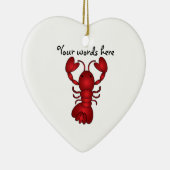 Lobster Keramisch Ornament (Rechts)