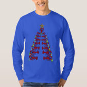Lobster kerstboom, schattige shirt blauw (Voorkant)