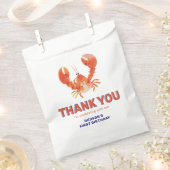 Lobster Kids Birthday Thank You Bedankzakje (Geknipt)