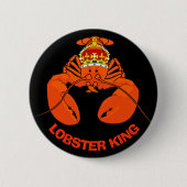 Lobster King Ronde Button 5,7 Cm (Voorkant)