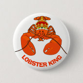 Lobster King Ronde Button 5,7 Cm (Voorkant)
