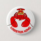 Lobster King Ronde Button 5,7 Cm (Voorkant)