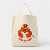 Lobster King Tote Bag (Voorkant)