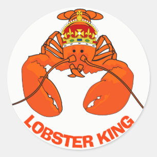 Lobster Kings Ronde Sticker