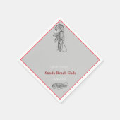 Lobster koekje servetten (Hoek)