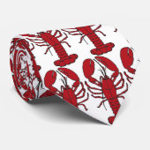 Lobster (krab) Stropdas voor nieuwheid (Opgerold)