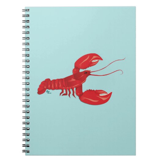 Lobster-laptop Notitieboek (Voorkant)