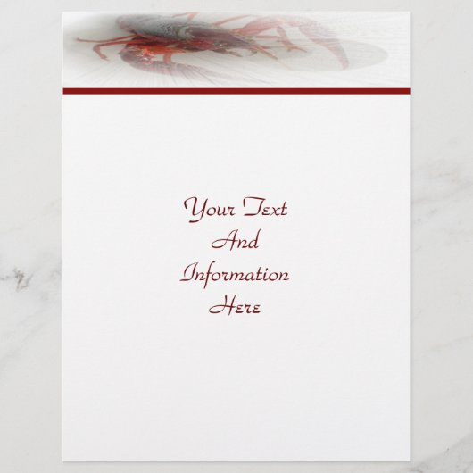 Lobster Letterhead (Voorkant)