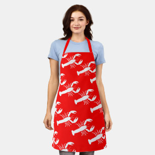 Lobster Liefde Rode Restaurant All-Over Print Scho Schort