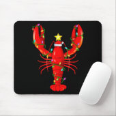 Lobster Lighting Xmas Tree Matching Lobster Christ Muismat (Met muis)
