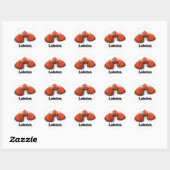 Lobster Lobster. Ronde Sticker (Vel)