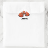 Lobster Lobster. Ronde Sticker (Tas)