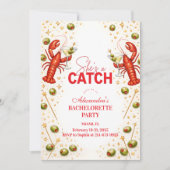 Lobster Love Coastal Bachelorette Party Kaart (Voorkant)