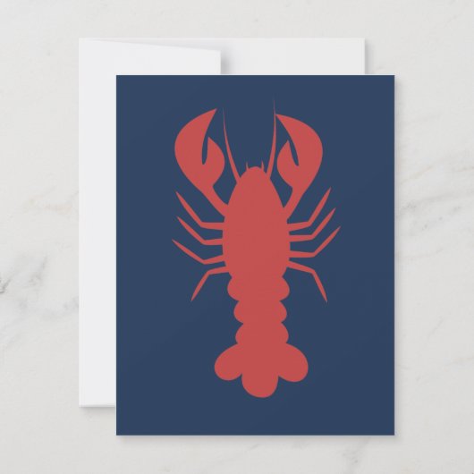 Lobster Love Kaart (Achterkant)