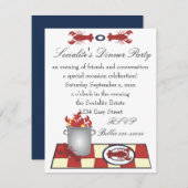 Lobster Love Kaart (Voorkant / Achterkant)