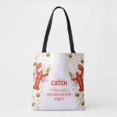 Lobster Love Kust Afscheid Feest Tote Bag (Voorkant)