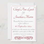 Lobster Love Wedding Invitation Kaart (Voorkant)