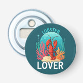 Lobster Lover Button Flesopener (Voorkant)