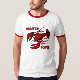 Lobster Lover Mannen Ringer T-shirt