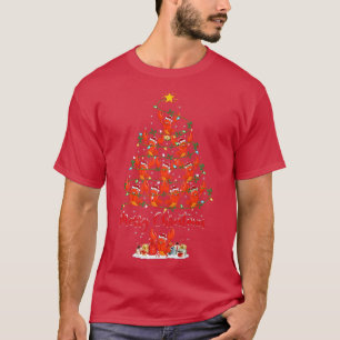 Lobster Lover Xmas Matching Santa Lobster Christma T-shirt