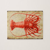 Lobster Lovers  Style Drawing Puzzle Legpuzzel (Horizontaal)