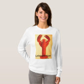Lobster Lovers Tee shirt. Zeevruchten. T-shirt (Voorkant volledig)