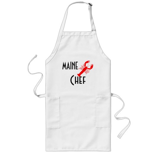 Lobster-Maine Chef Lang Schort (Voorkant)