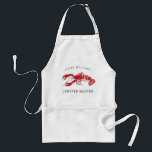 Lobster Master Funny Coastal Standaard Schort<br><div class="desc">Show van je culinaire vaardigheden met dit grappige Lobster Master apron. Dit ontwerp is voorzien van een rode kreeft met jouw naam die bovenaan en hieronder de woorden "Lobster Master" draagt. Maakt het perfecte cadeau voor de chef-kok in je leven. Ontworpen door kunstenaar ©Tim Coffey.</div>