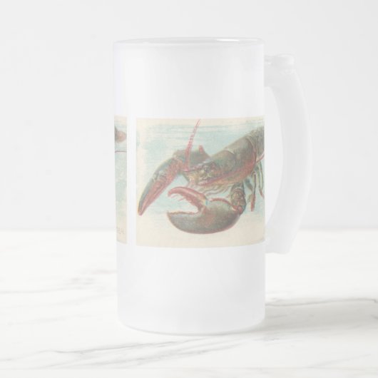 Lobster Matglas Bierpul (Voorkant rechts)