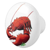 Lobster met Kelp Keramische Knop (Rechts)