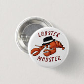 Lobster Mobster Funny Gangster Great Gag Gift Epic Ronde Button 3,2 Cm (Voorkant /achterkant)