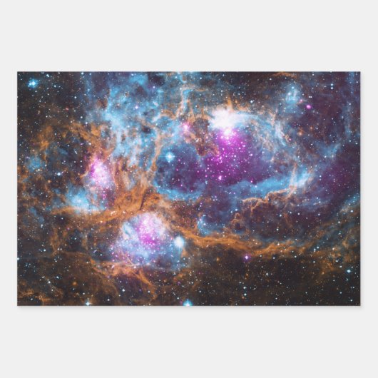 Lobster Nebula - Cosmic Winter Wonderland Inpakpapier Vel (Voorkant)
