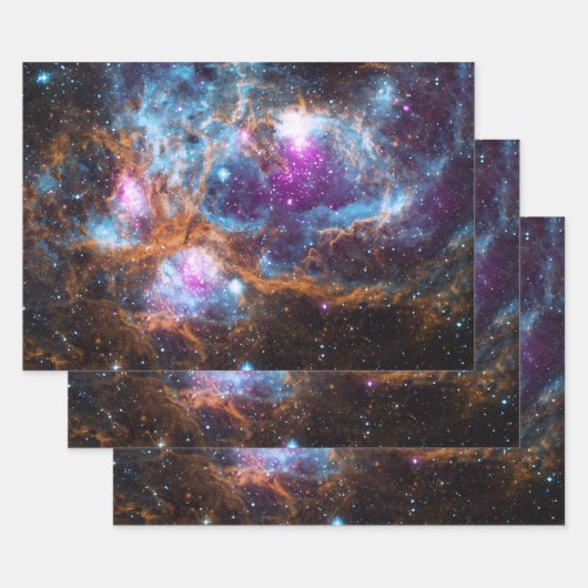 Lobster Nebula - Cosmic Winter Wonderland Inpakpapier Vel (Set)