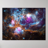 Lobster Nebula - Cosmic Winter Wonderland Poster (Voorkant)