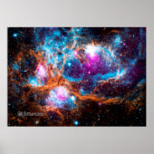 Lobster Nebula, NGC 6357 - Cosmic Winter Wonderl Poster (Voorkant)