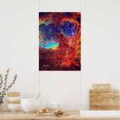 Lobster Nebula, NGC 6357 Poster (Keuken)