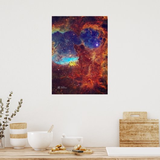 Lobster Nebula, NGC 6357 Poster (Keuken)