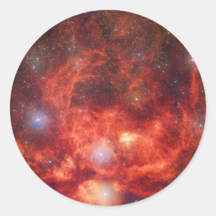 Lobster Nebula Ronde Sticker