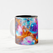 Lobster Nebula Tweekleurige Koffiemok (Voorkant links)