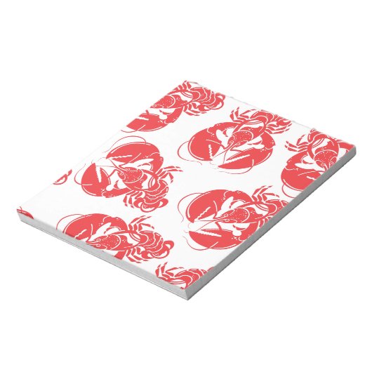 lobster notitieblok (Linkerzijde)